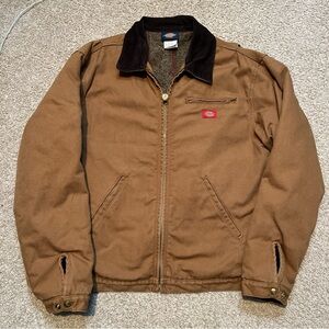 Vintage Dickies Detroit Jacket Men’s XL Brown Blanket Lined Corduroy Quilted
